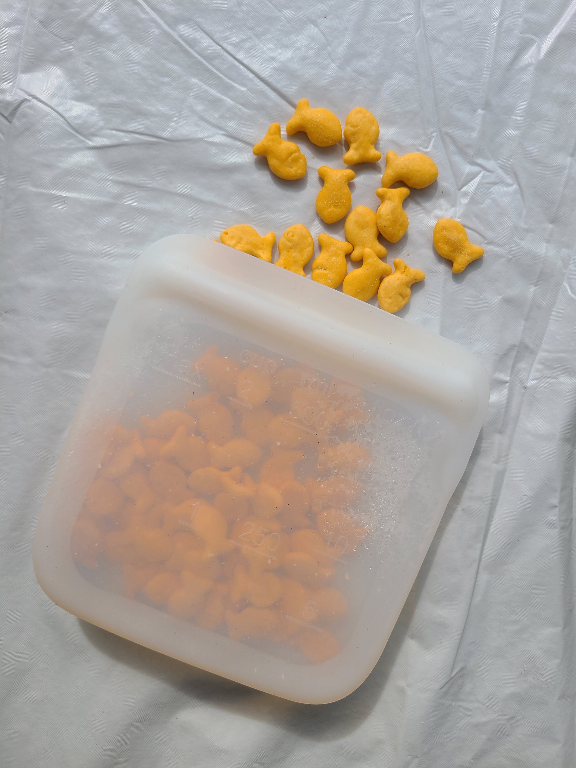 Food grade plastic ecosense reusable silicone bags