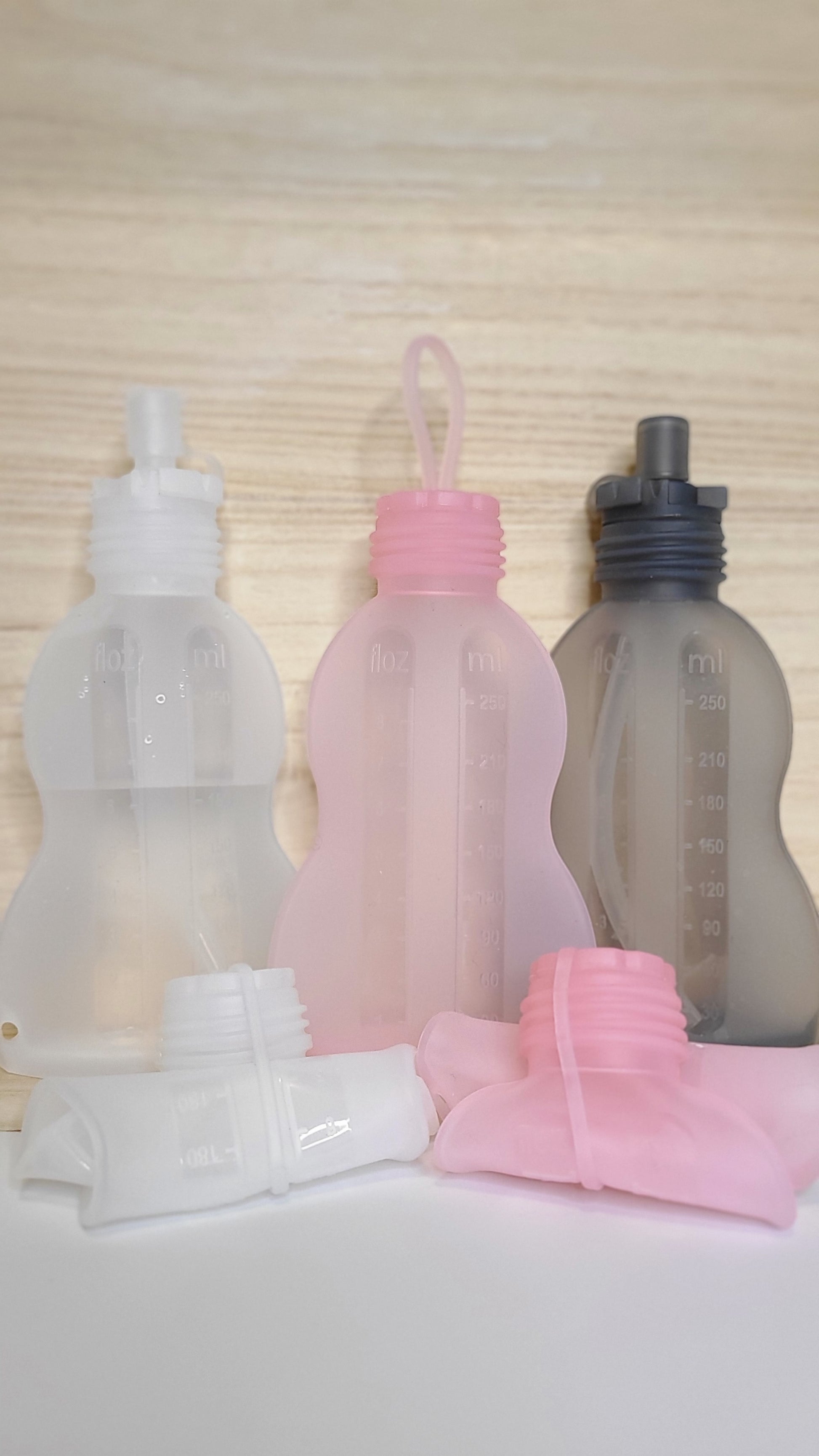 Breastmilk bags with leakproof nipple 
