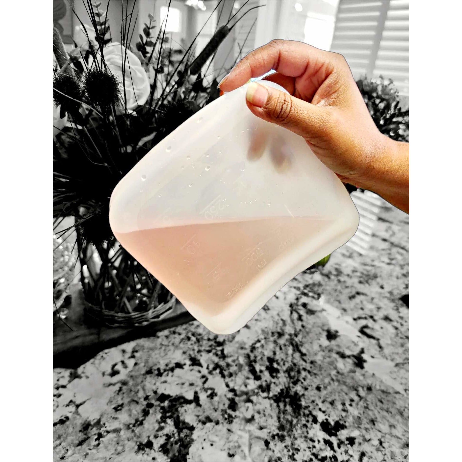 Reusable Silicone  Storage Bags, (set of three) - Your Home Attire
